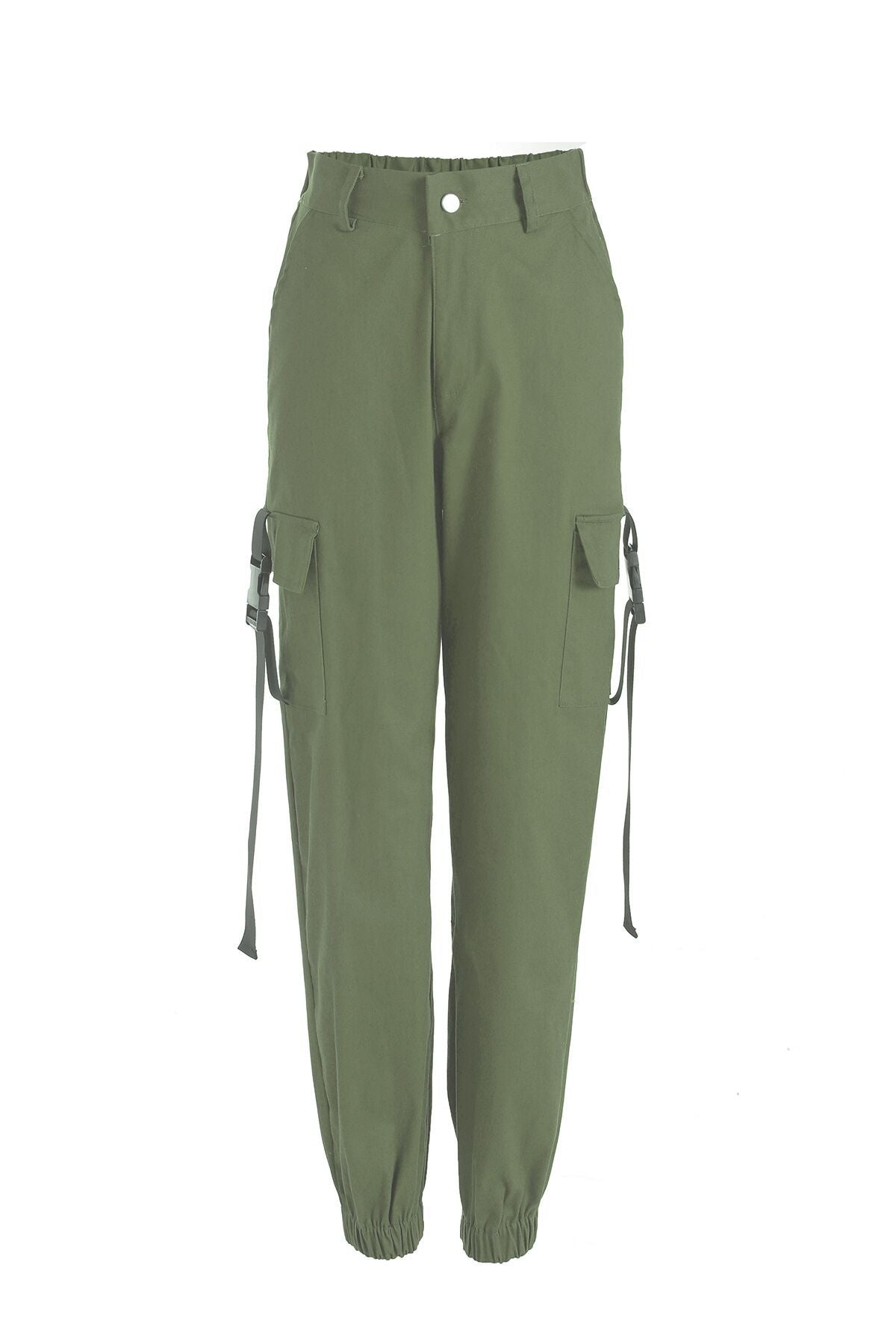 Damen Cargo-Hose mit elastischem Bund und praktischen Taschen Stalluxe