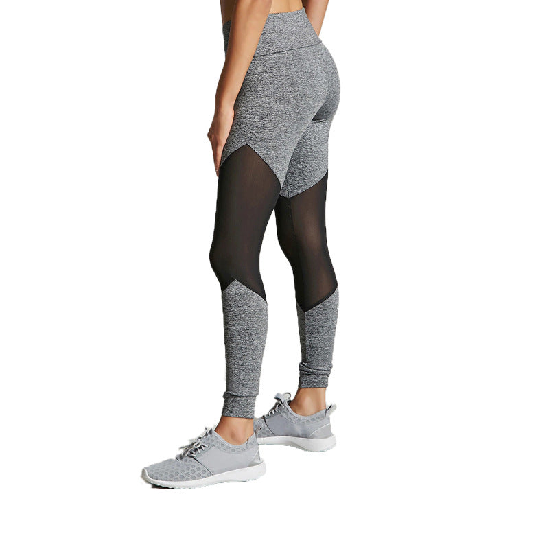 Damen Sportleggings mit atmungsaktiven Mesh-Einsätzen Stalluxe