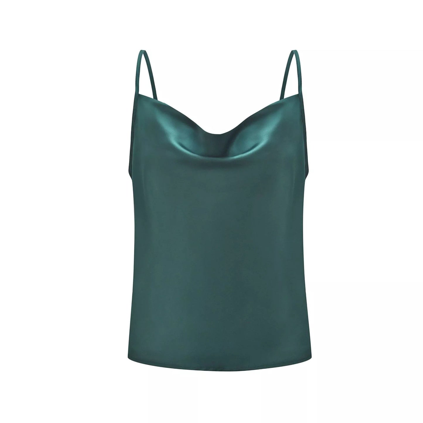 Damen Luxus Satin Spaghetti-Top Stalluxe