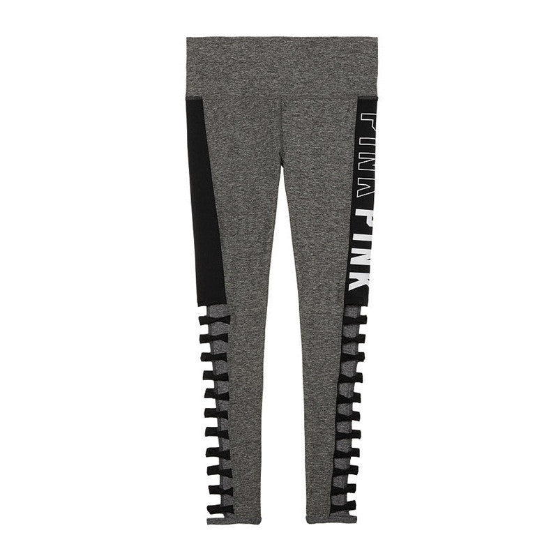 Damen Sportleggings mit seitlichen Cut-Outs und auffälligem Logo Stalluxe