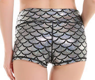 Damen Sportliche Shorts mit Wellenmuster Stalluxe