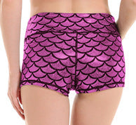 Damen Sportliche Shorts mit Wellenmuster Stalluxe