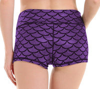 Damen Sportliche Shorts mit Wellenmuster Stalluxe