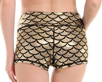 Damen Sportliche Shorts mit Wellenmuster Stalluxe
