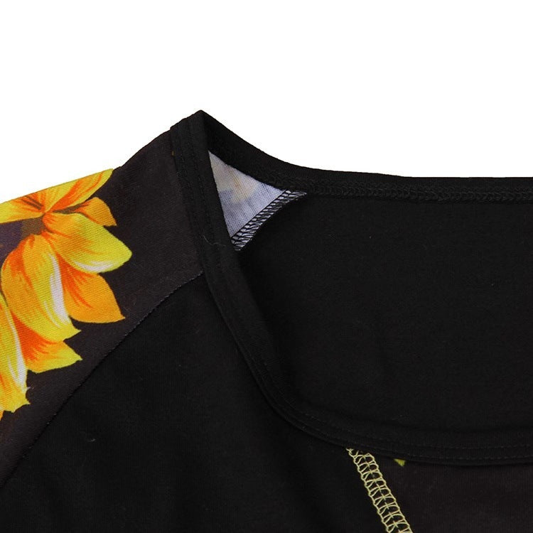 Damen Langarmshirt mit floralem Muster und lässigem Schnitt Stalluxe