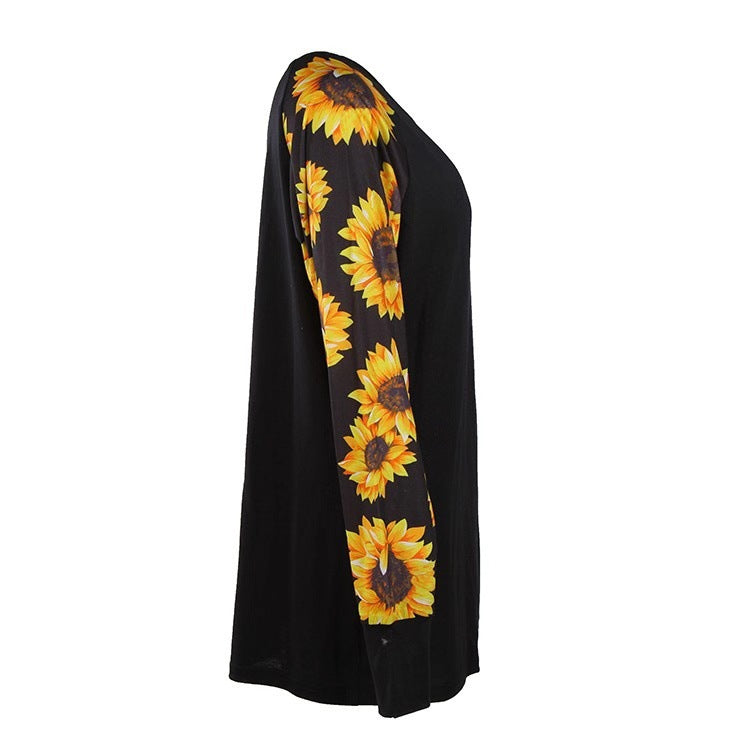 Damen Langarmshirt mit floralem Muster und lässigem Schnitt Stalluxe