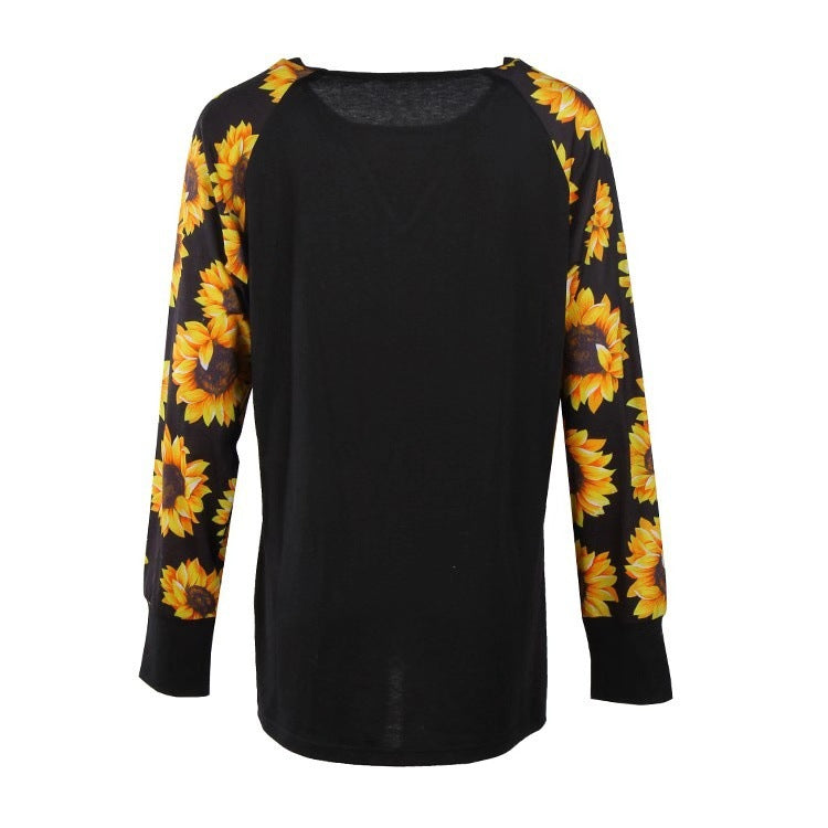 Damen Langarmshirt mit floralem Muster und lässigem Schnitt Stalluxe