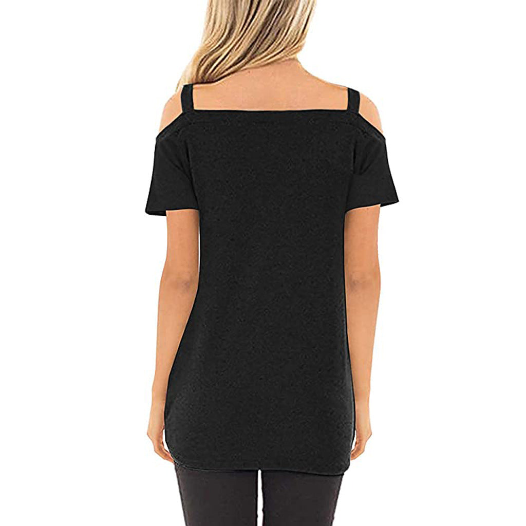Damen Off-Shoulder Oberteil mit modischem Schnitt und lässiger Passform Stalluxe