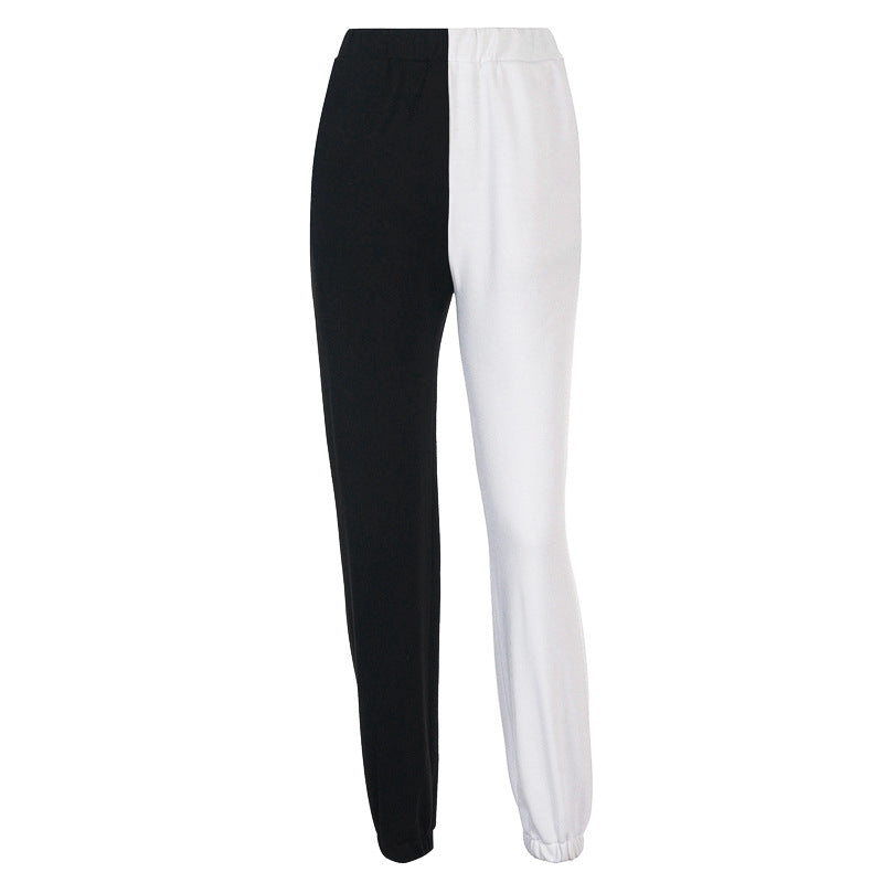 Damen Modische Jogginghose mit asymmetrischem Design und elastischem Bund Stalluxe