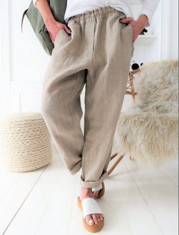 Damen lockerer Strickpullover mit lässigen Hosen Stalluxe