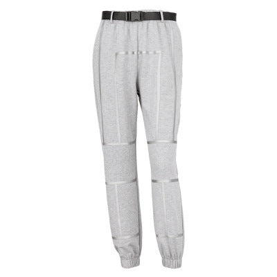 Damen sportliche Jogginghose mit modischer Silhouette und elastischem Bund Stalluxe