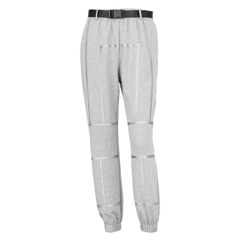 Damen sportliche Jogginghose mit modischer Silhouette und elastischem Bund Stalluxe