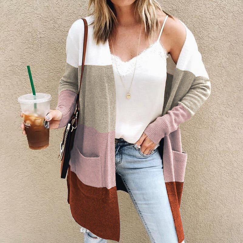 Damen gestrickter Mode Cardigan Stalluxe