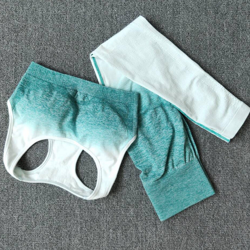 Damen Sportliches Oberteil mit Hochbund und atmungsaktiven Shorts Stalluxe