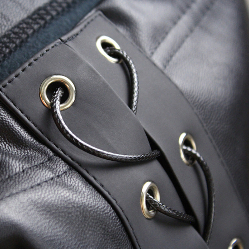 Damen Eleganter Midi-Rock mit seitlichem Schnürdesign Stalluxe