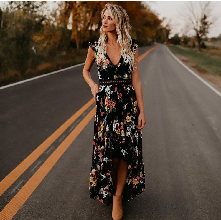 Damen Luftiges Kleid mit romantischen Stickereien Stalluxe