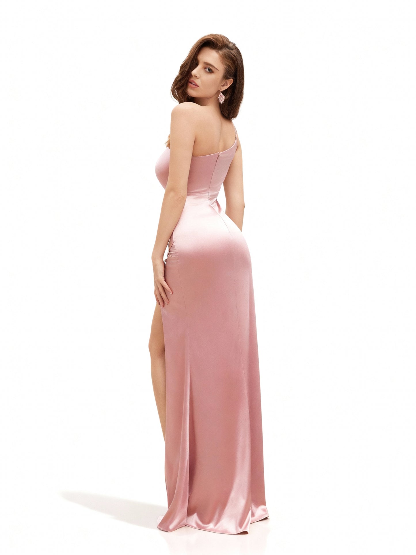 Stalluxe | Märchenhaftes Brautjungfernkleid mit Neckholder und hohem Schlitz