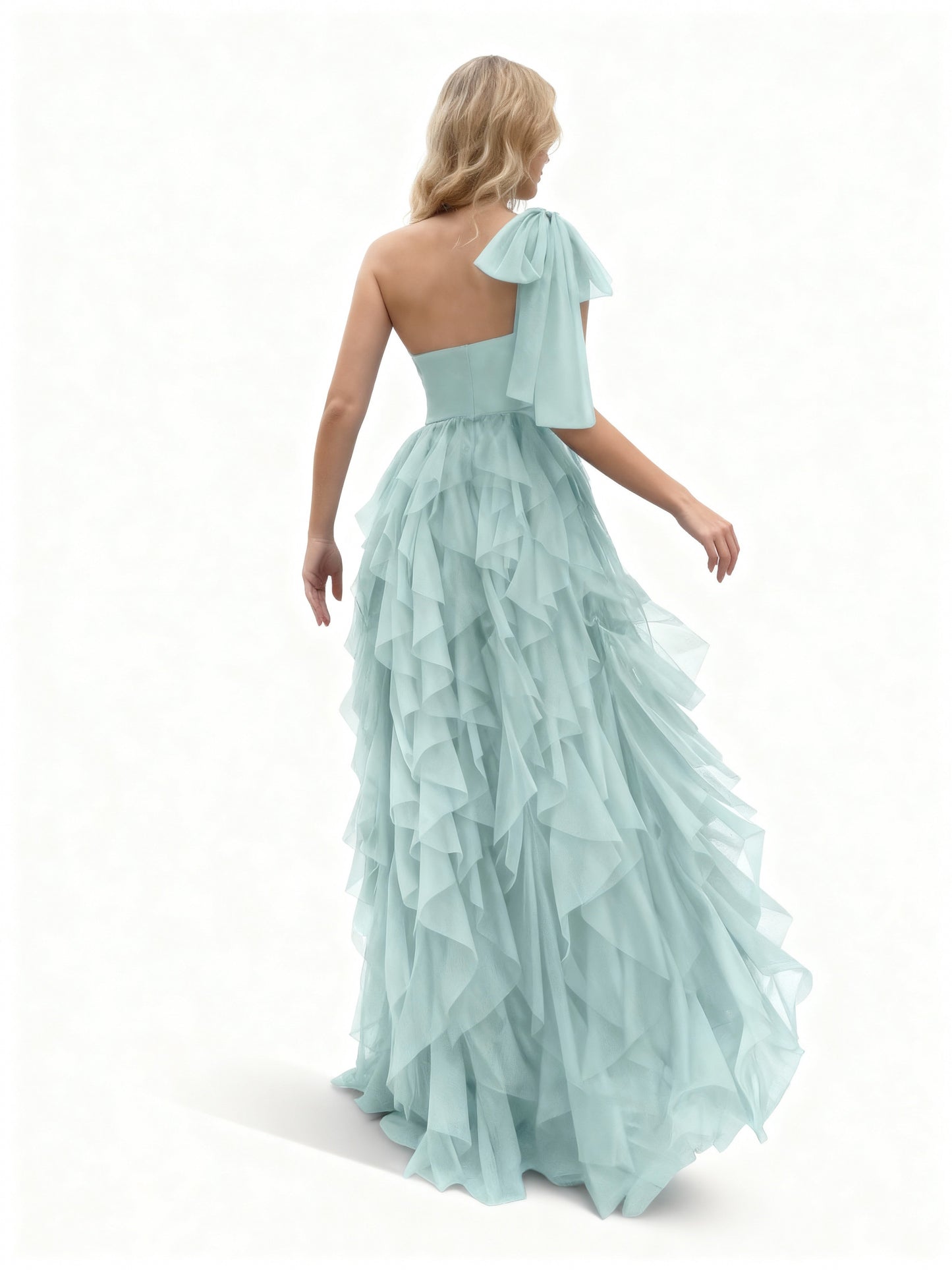 Stalluxe | Ärmelloses Abendkleid mit asymmetrischem Ausschnitt für Sommerpartys