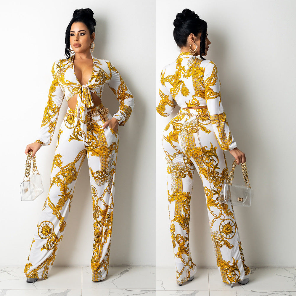 Damen Eleganter Jumpsuit mit floralem Design und raffiniertem Cut-Out Stalluxe