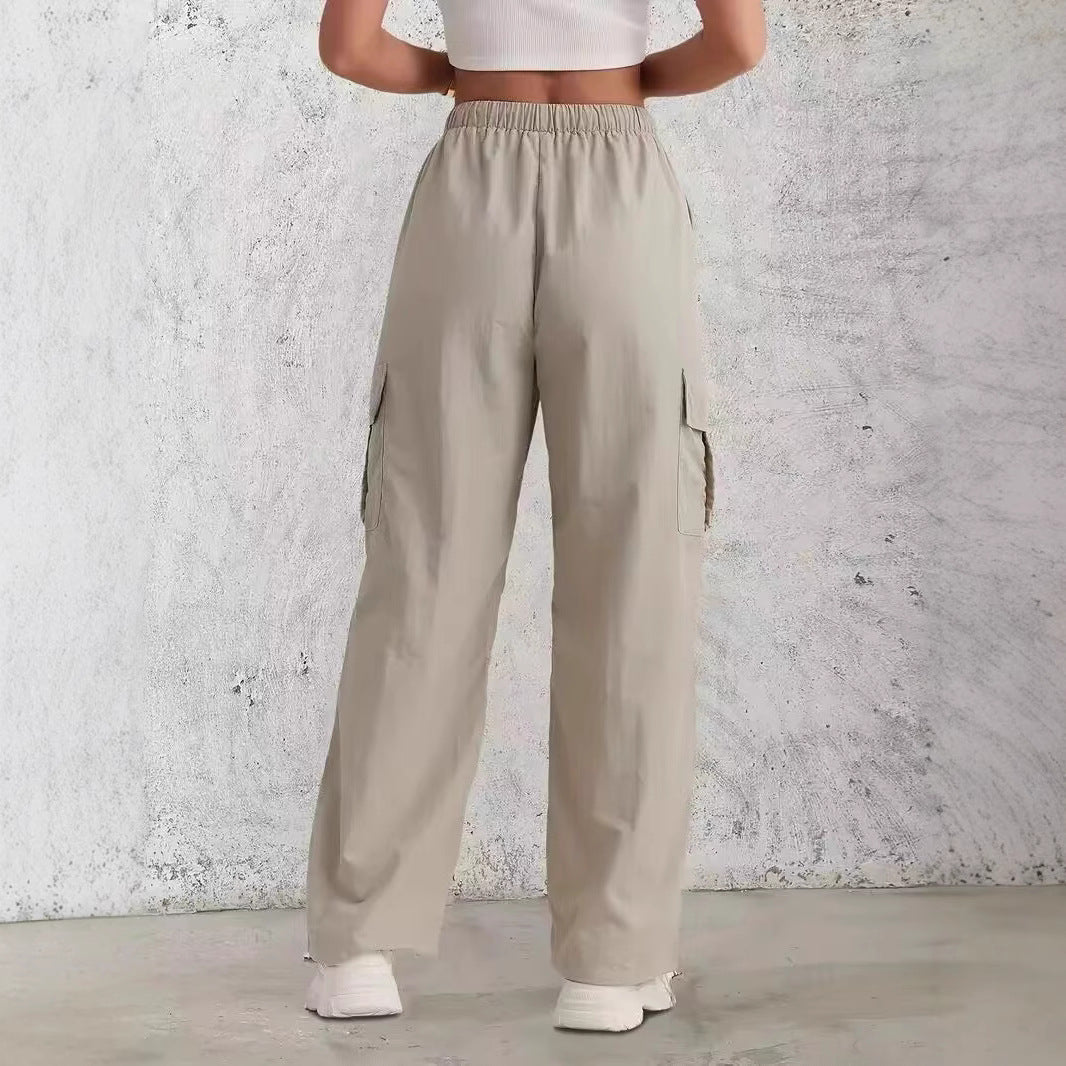 Damen Cargo-Hose mit praktischem Gummizug und modischen Seitentaschen Stalluxe