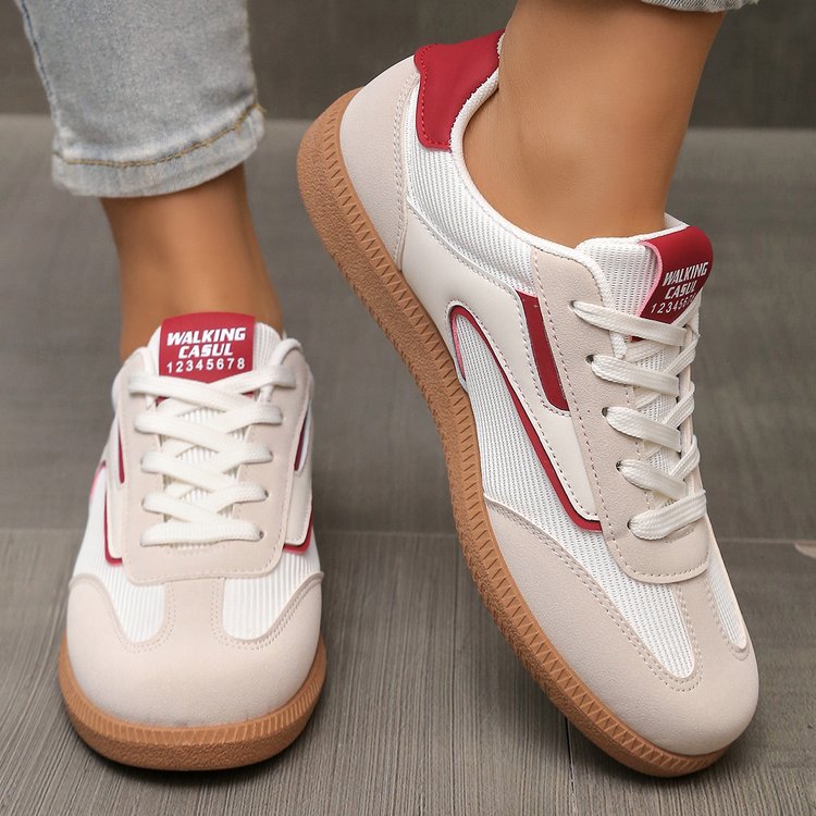 Damen Sportliche Sneaker mit atmungsaktiver Mesh-Oberfläche und rutschfester Sohle Stalluxe