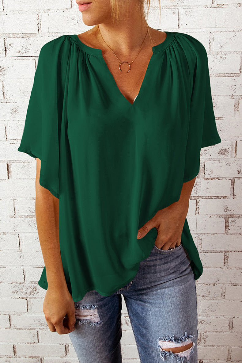 Women's Elegant Chiffon Blouse Stalluxe