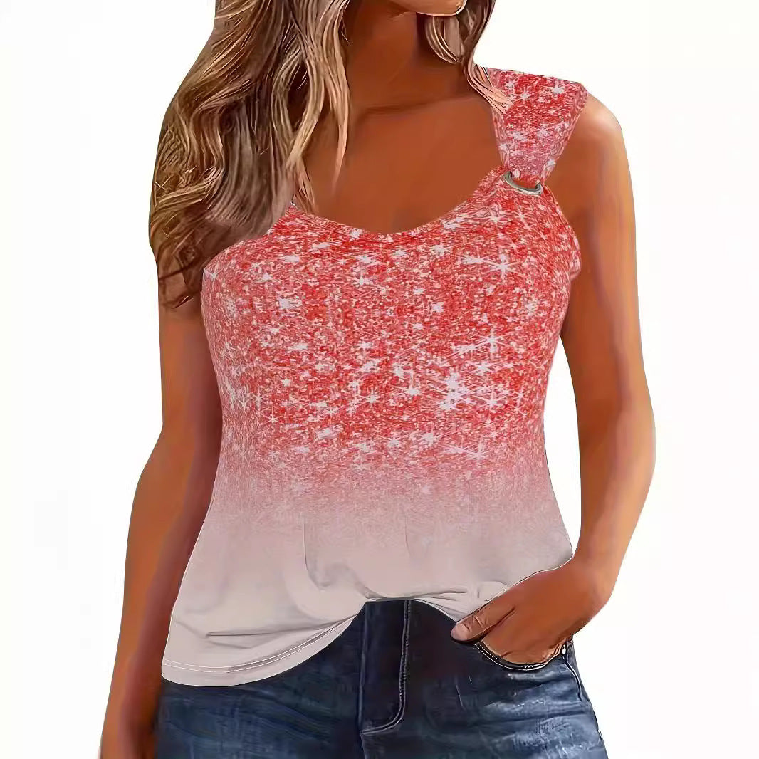 Damen Funkelndes Ombre Tanktop Stalluxe