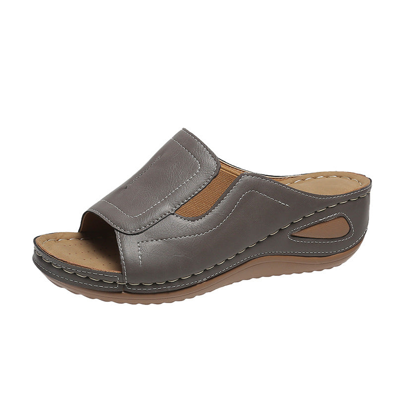Damen Komfortable Clogs mit elastischen Einsätzen und anatomischem Fußbett Stalluxe