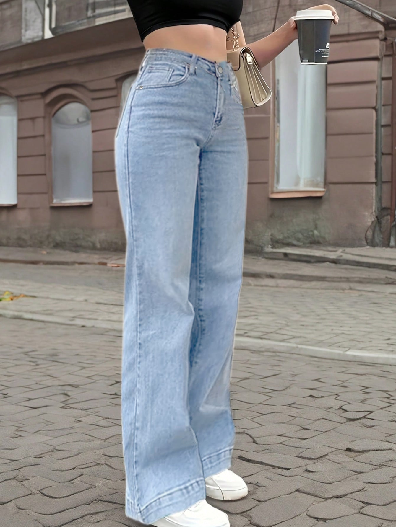 Damen Flared Jeans Stalluxe