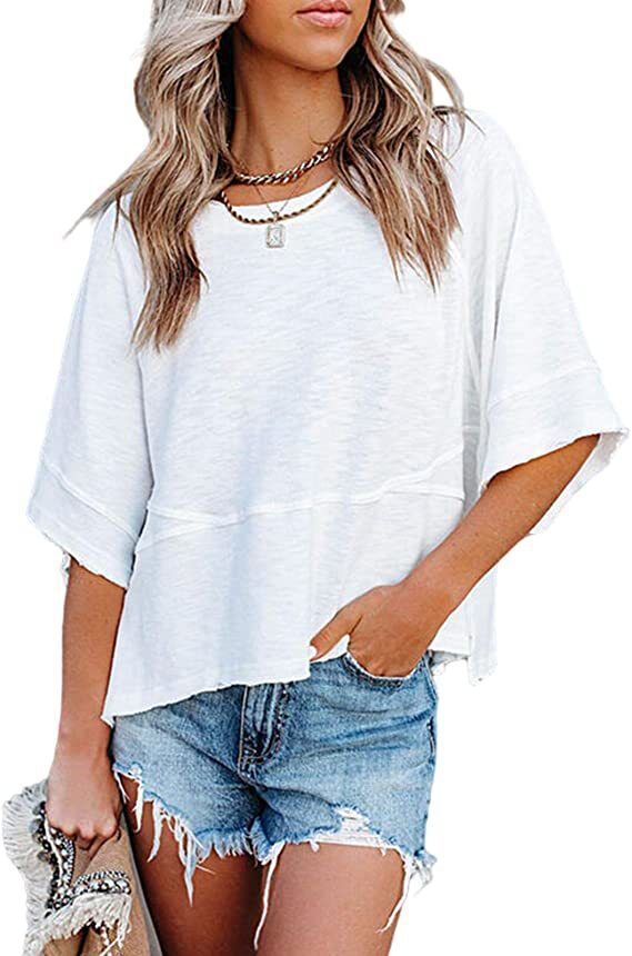 Women's Quarter-Sleeve Boxy Top Stalluxe
