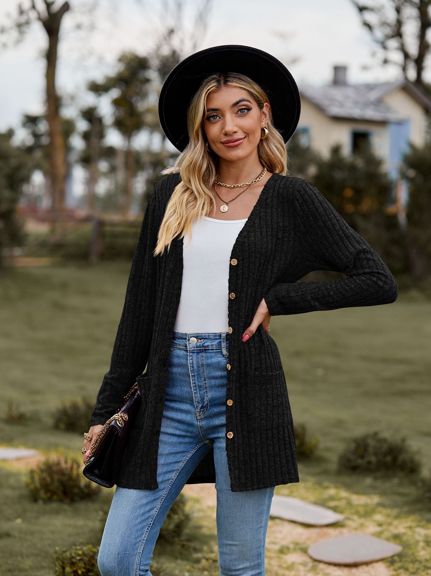 Damen Stricklongcardigan Stalluxe