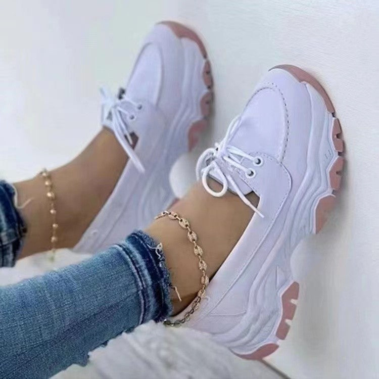 Damen sportliche Lightweight Sneakers mit gepolsterter Sohle Stalluxe