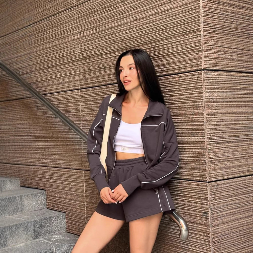 Damen Freizeit-Tanktop und Shorts Set Stalluxe