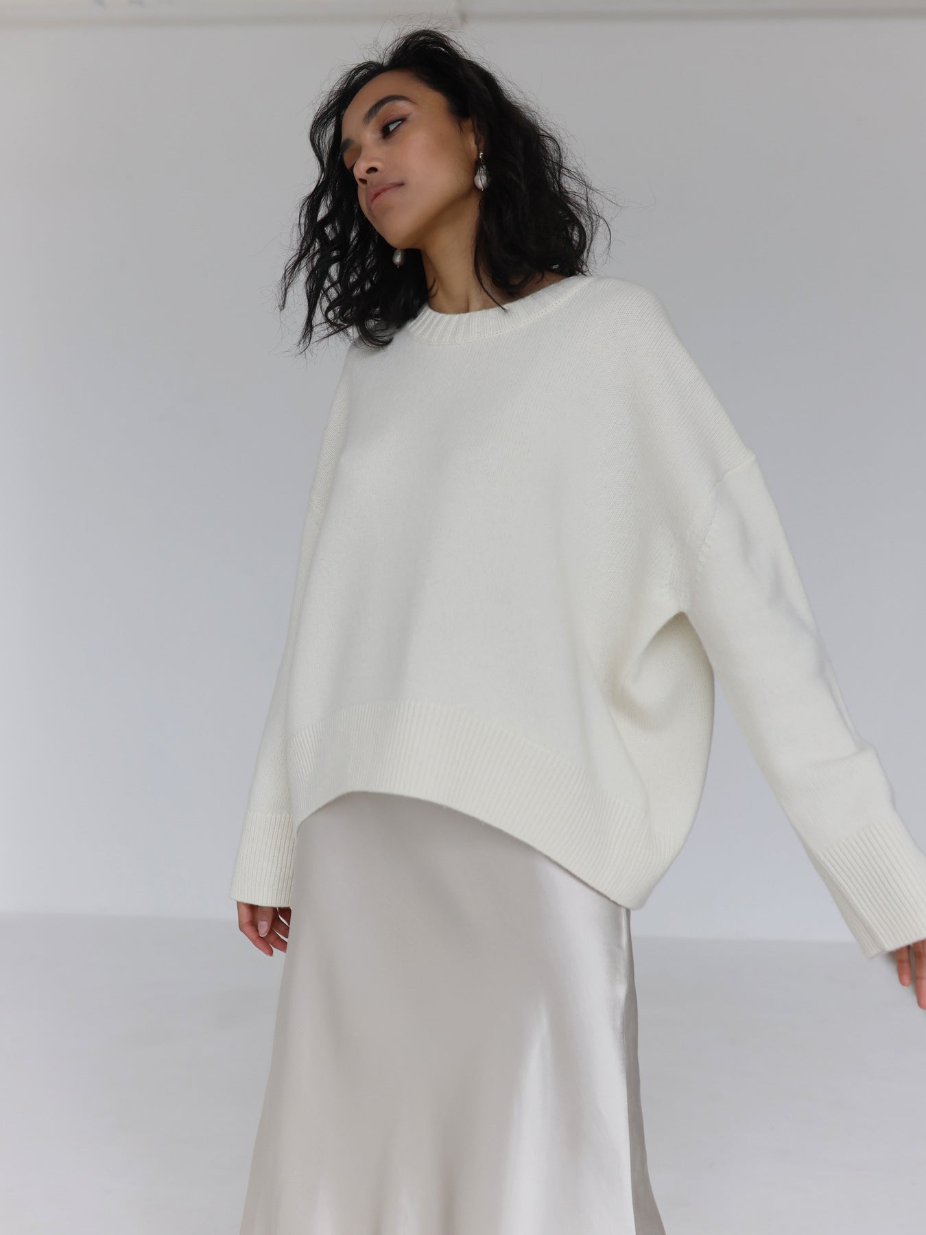 Damen Oversized Pullover mit weichem Feinstrick Stalluxe