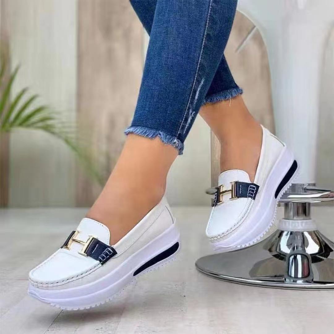 Damen Komfortable Slip-On Sneakers Stalluxe