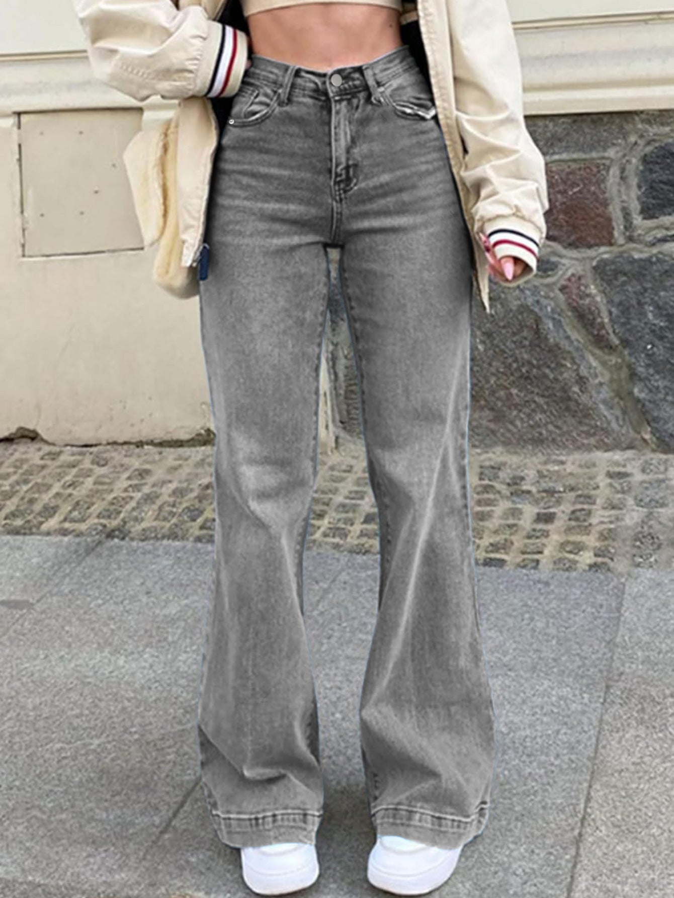 Damen Flared Jeans Stalluxe
