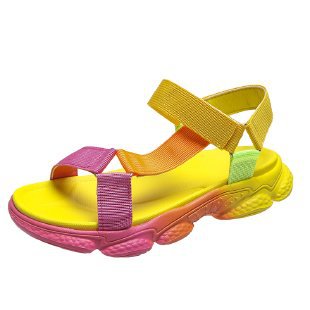 Damen Sportliche Sandalen mit elastischen Riemen und rutschfester Sohle Stalluxe