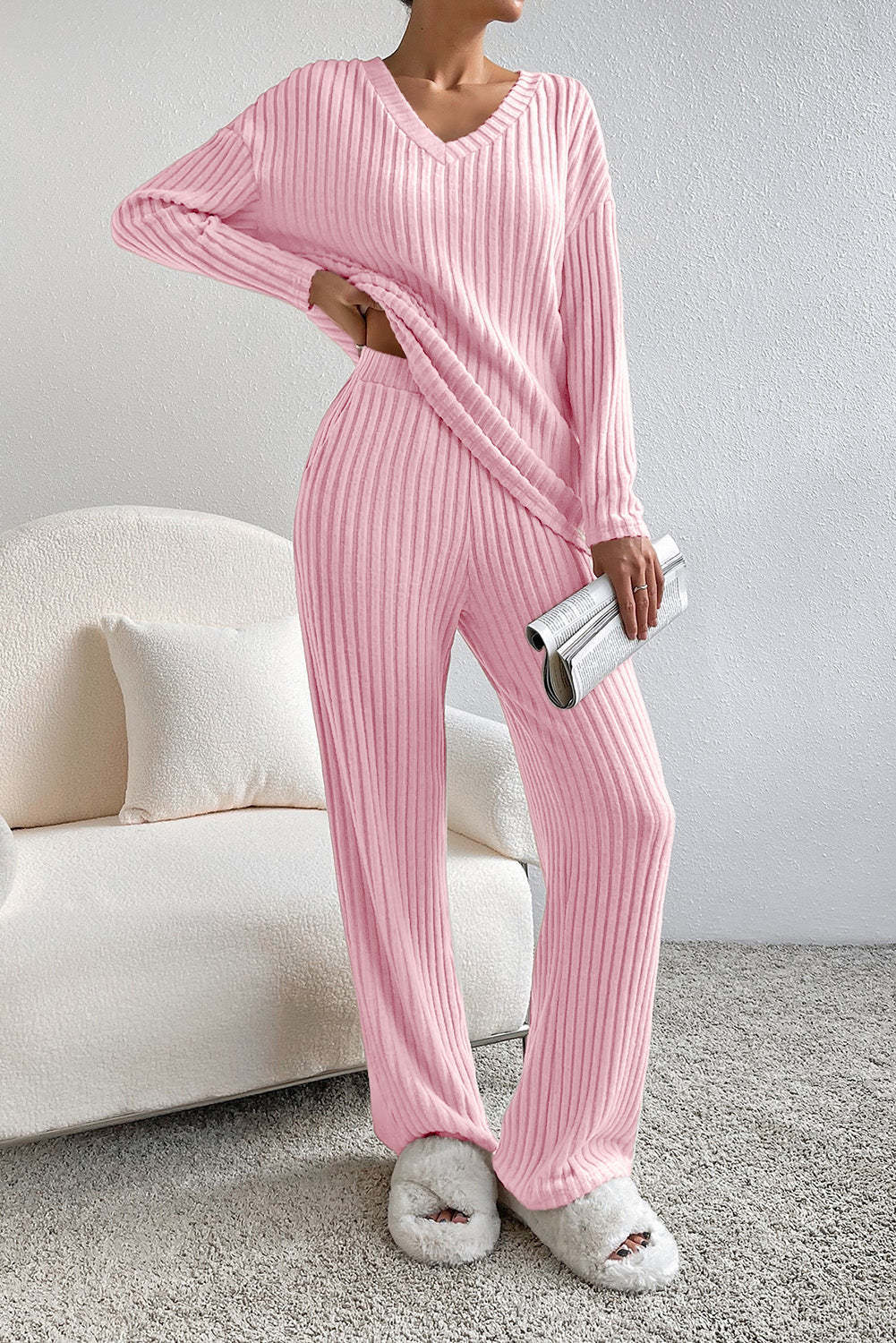 Damen gemütlicher Strickanzug Stalluxe