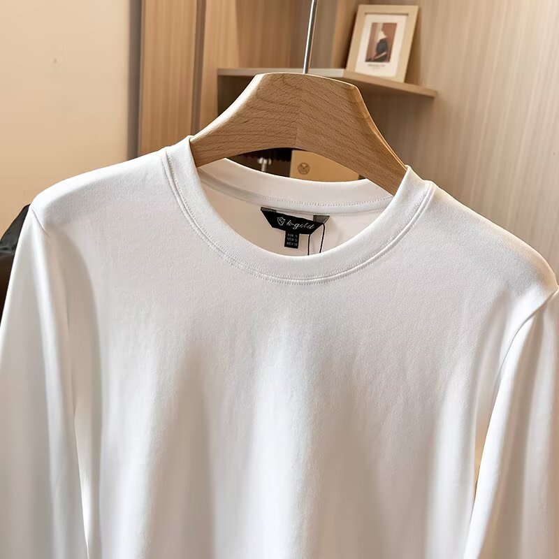 Damen Langarmshirt aus atmungsaktivem Baumwollmix mit modernem Schnitt Stalluxe