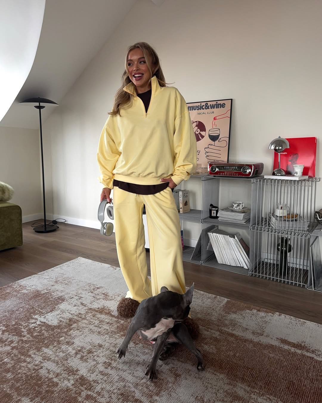 Damen lässiger Hoodie und Jogginghose Stalluxe