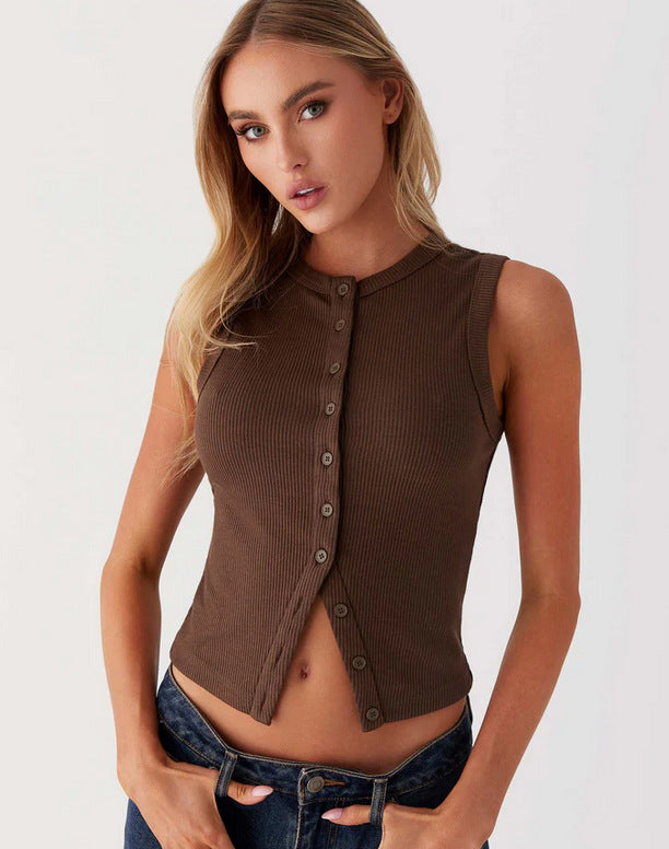 Damen tailliertes Schlafoberteil Stalluxe