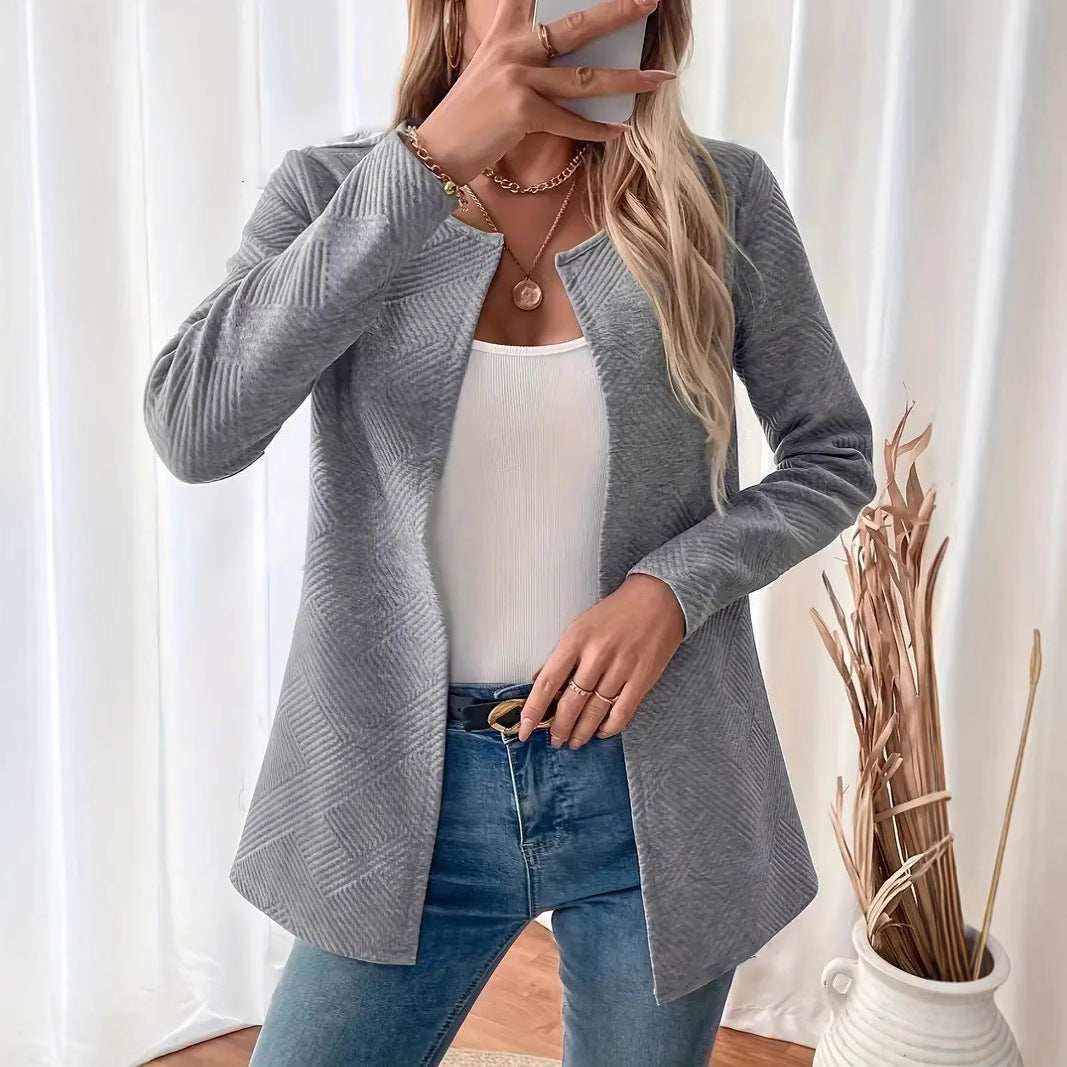 Damen elegante und vielseitige Strickjacke Stalluxe
