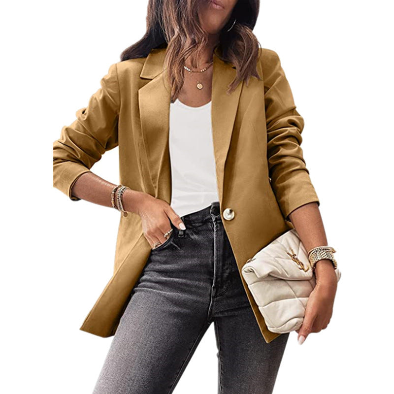 Damen Eleganter Blazer mit außergewöhnlichem Schnitt und praktischen Taschen Stalluxe