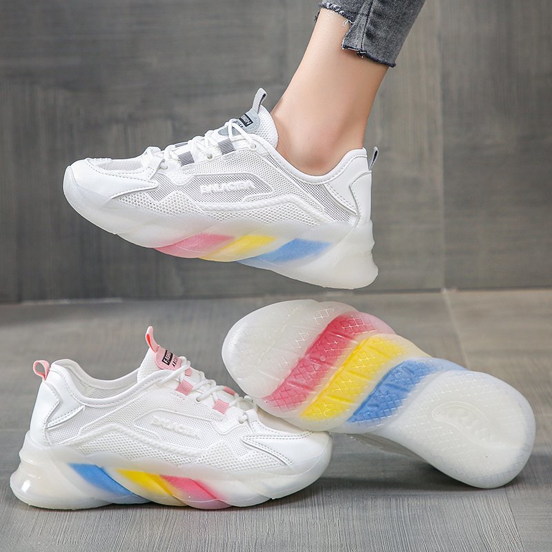 Damen modische Sneakers mit futuristischem Design und attraktiver Sohle Stalluxe