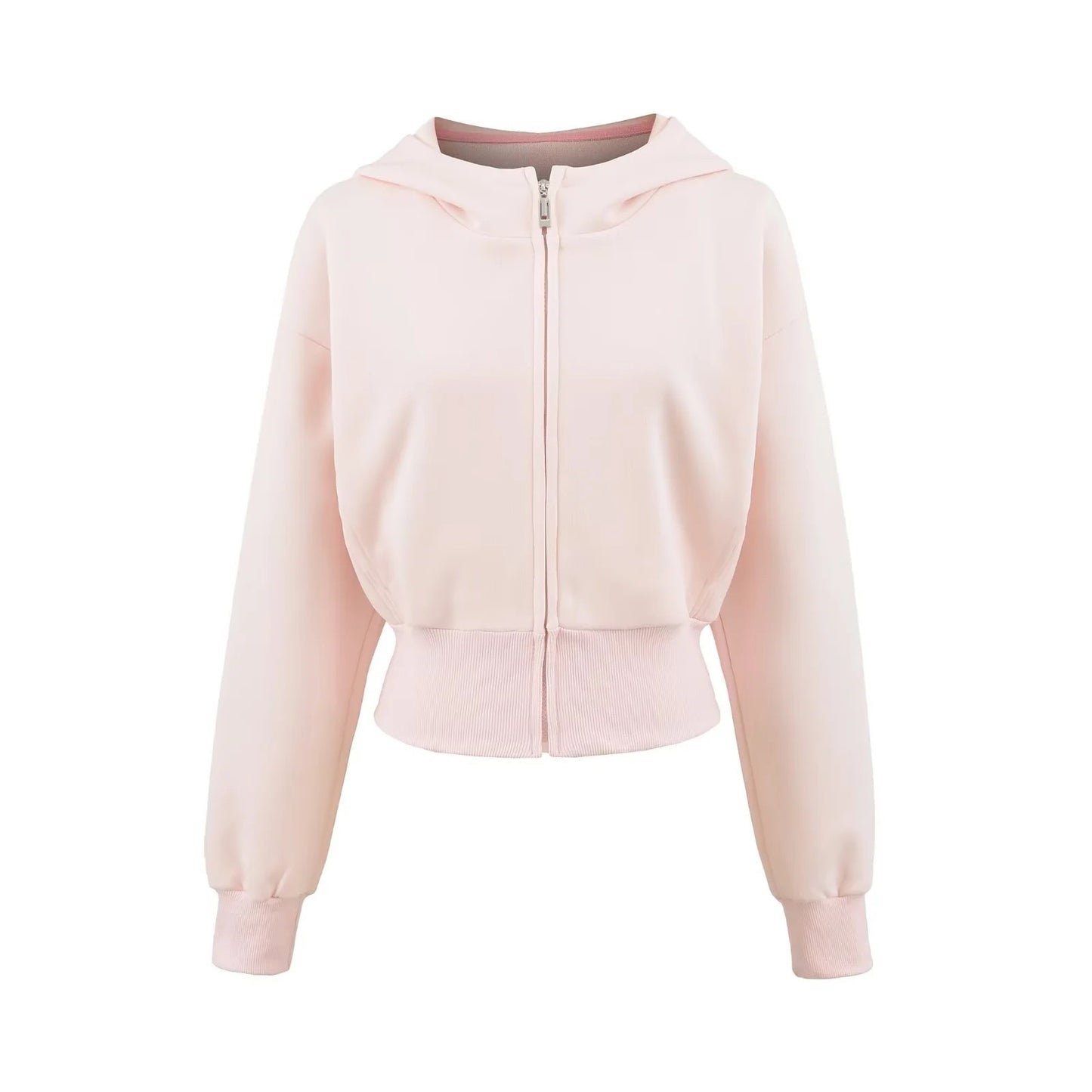 Damen Sportliche Kapuzenjacke mit lässigem Schnitt und praktischen Reißverschlusstaschen Stalluxe