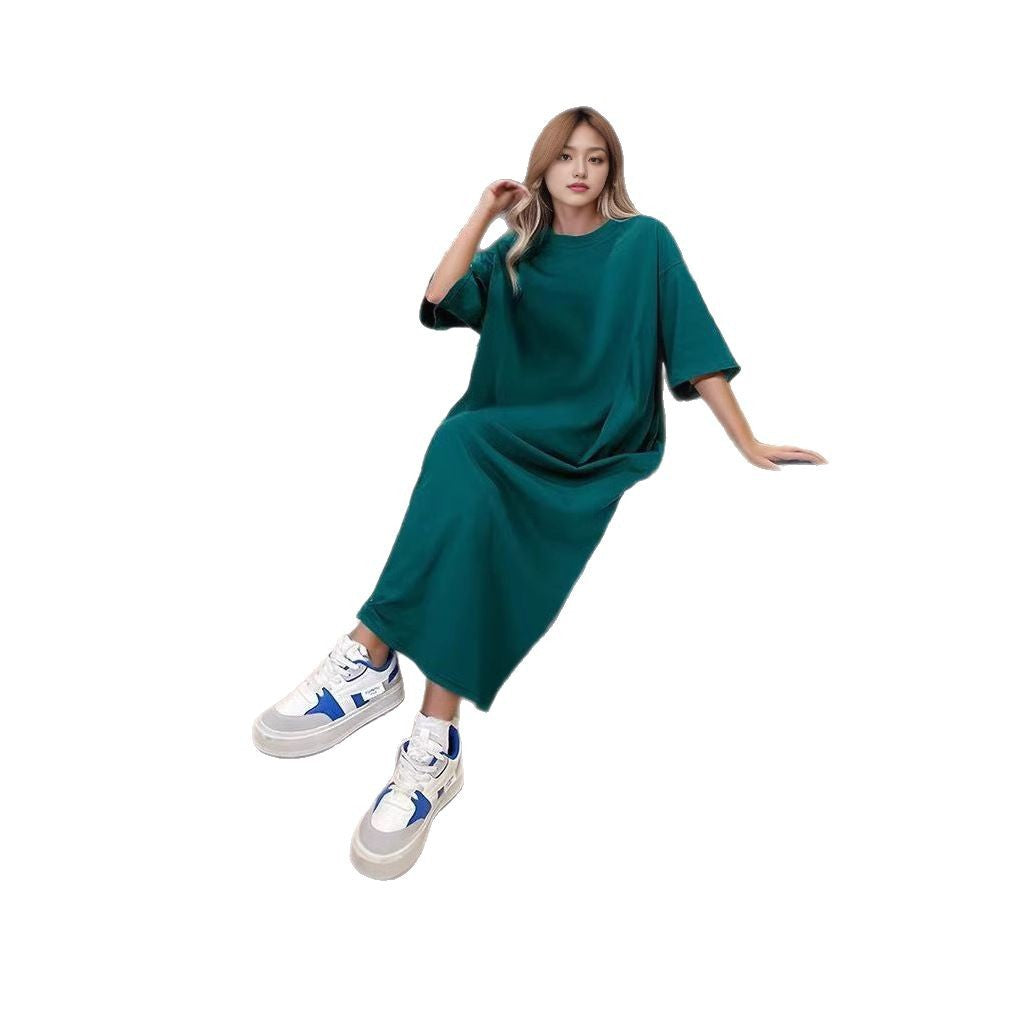 Damen lässiges Maxikleid mit oversized Schnitt und komfortabler Passform Stalluxe