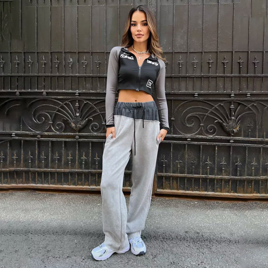 Damen Bequeme Freizeithose mit elastischem Bund und trendigem Design Stalluxe