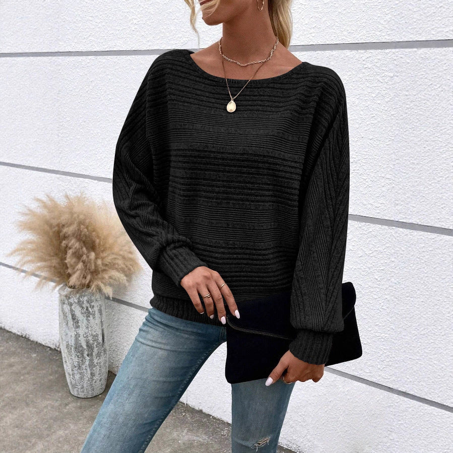 Damen lässiger Strickpullover Stalluxe