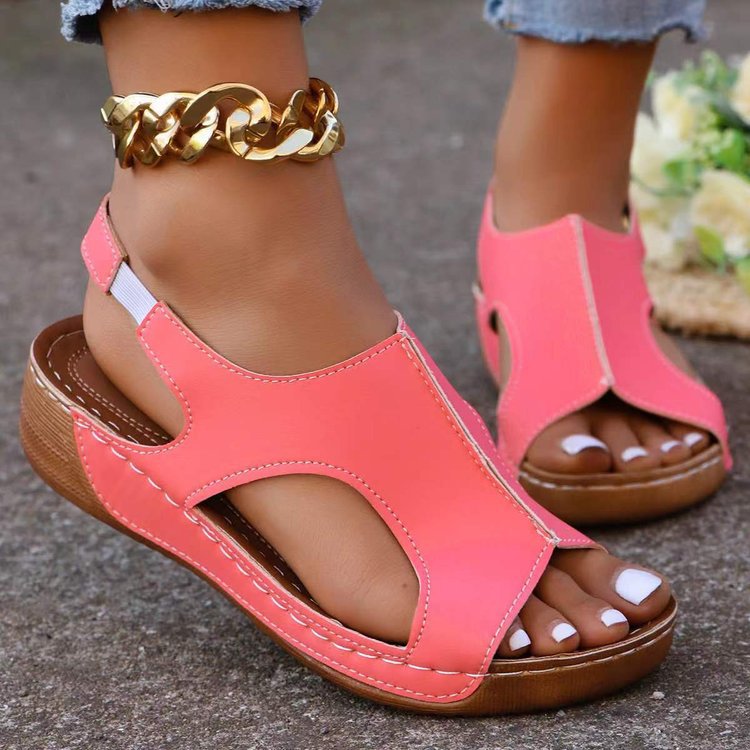 Damen Komfortable Sandalen mit verstellbarem Riemendesign und anatomischem Fußbett Stalluxe