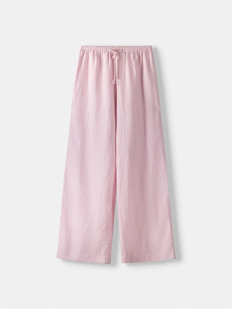 Damen lässige Sommerhose mit seitlichen Taschen und elastischem Bund Stalluxe